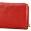 Faux Leather Womens Zipper Bag Two Compartments Solid-1