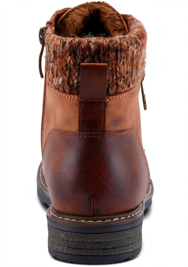 Patrizia Womens Hiking Booties Faux Leather Winter Boots-8