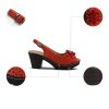 Patrizia Womens Sandals Flower Design Adjustable Buckle-4