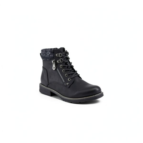Patrizia Womens Hiking Booties Faux Leather Winter Boots-5
