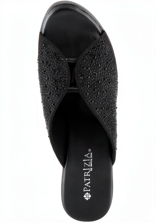 LAVINA Womens Heeled Sandals Crystal Embellishments Platform-3