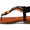 Patrizia Womens T Strap Rhinestone Sandals Comfortable-2
