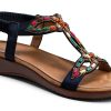 Patrizia Womens Platform Sandals Beaded Stretchy Strap-1