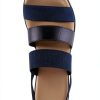 Patrizia Womens Heeled Sandals Metallic Strap Platform Heel-3