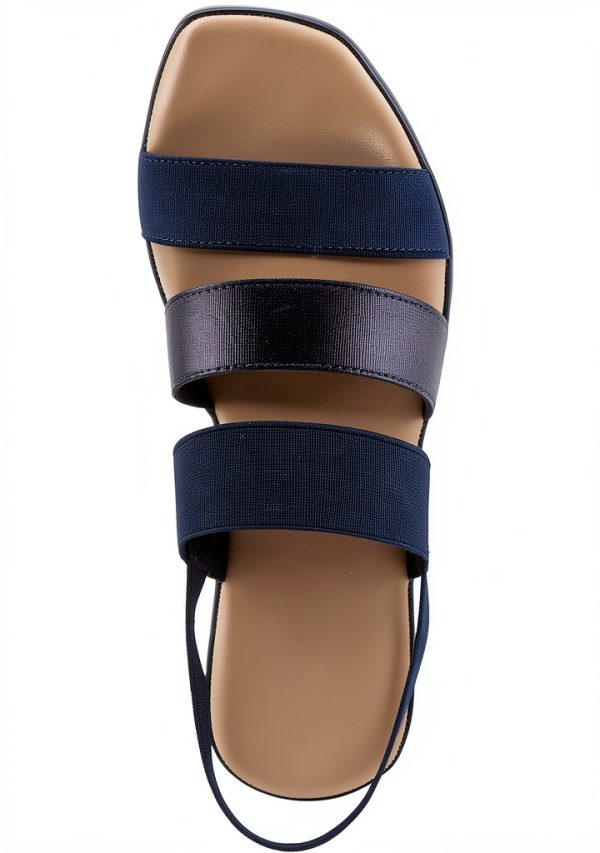 Patrizia Womens Heeled Sandals Metallic Strap Platform Heel-3