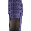 Patrizia Womens Loafers Microsuede Slip On Navy Black Tan-3