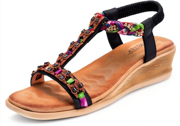 ZURI Womens Platform Sandals Synthetic Slip On Comfort-0