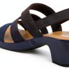 Patrizia Womens Heeled Sandals Metallic Strap Platform Heel-7