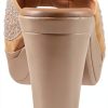 LAVINA Womens Heeled Sandals Crystal Platform Comfort-4