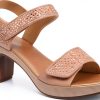 Patrizia Womens Platform Heels Crystal Strap Adjustable-2