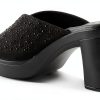 LAVINA Womens Heeled Sandals Crystal Embellishments Platform-7