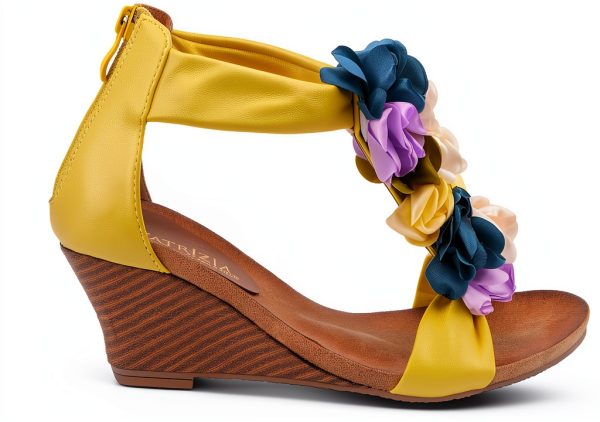 Begonia Womens Platform Sandals Synthetic Upper Zipper-4