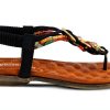 Patrizia Womens T Strap Rhinestone Sandals Comfortable-7