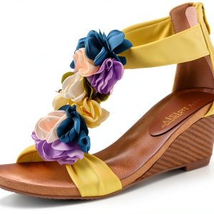 Begonia Womens Platform Sandals Synthetic Upper Zipper-0