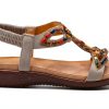 Patrizia Womens Platform Sandals Beaded Stretchy Strap-8