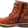 Patrizia Womens Hiking Booties Faux Leather Zipper Comfort-4