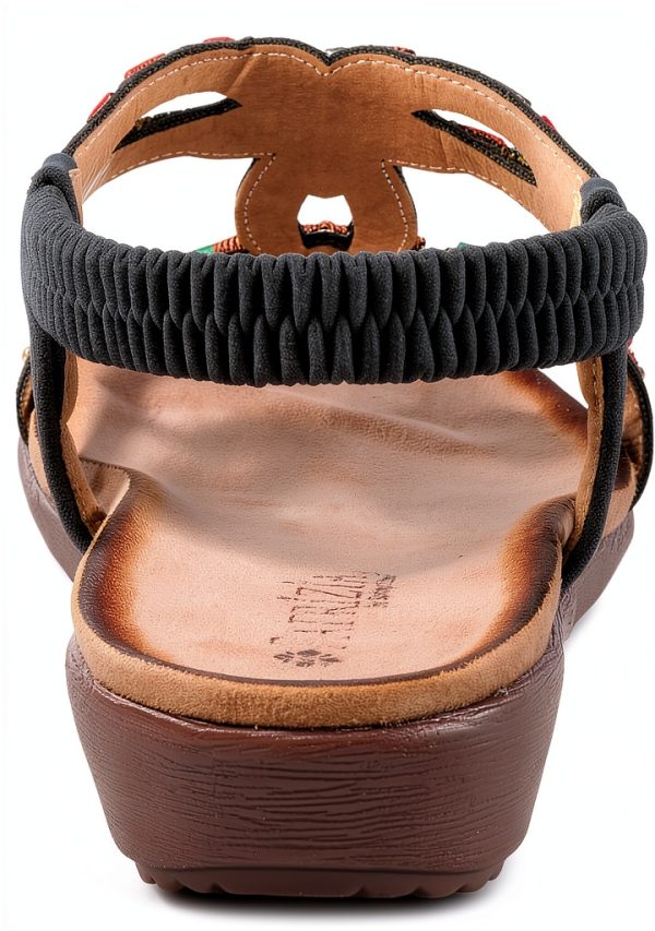 Patrizia Womens Platform Sandals Beaded Stretchy Strap-4