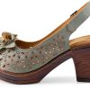Patrizia Womens Sandals Flower Design Adjustable Buckle-2