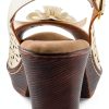 Patrizia Womens Heeled Sandals Flower Design Adjustable-8