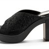 LAVINA Womens Heeled Sandals Crystal Embellishments Platform-2