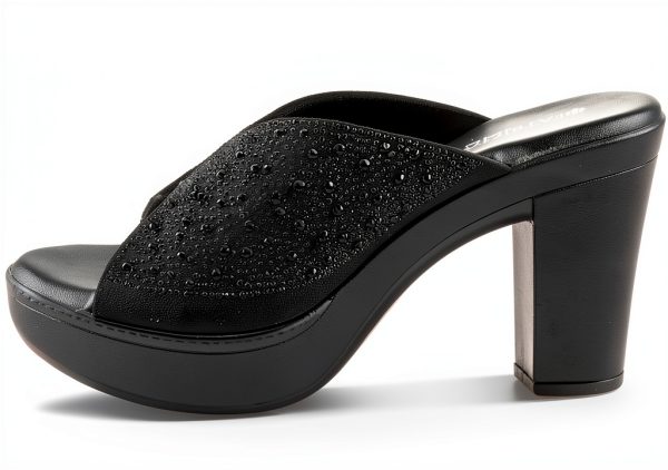 LAVINA Womens Heeled Sandals Crystal Embellishments Platform-2