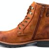 Patrizia Womens Hiking Booties Faux Leather Winter Boots-4