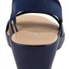 Patrizia Womens Heeled Sandals Metallic Strap Platform Heel-4