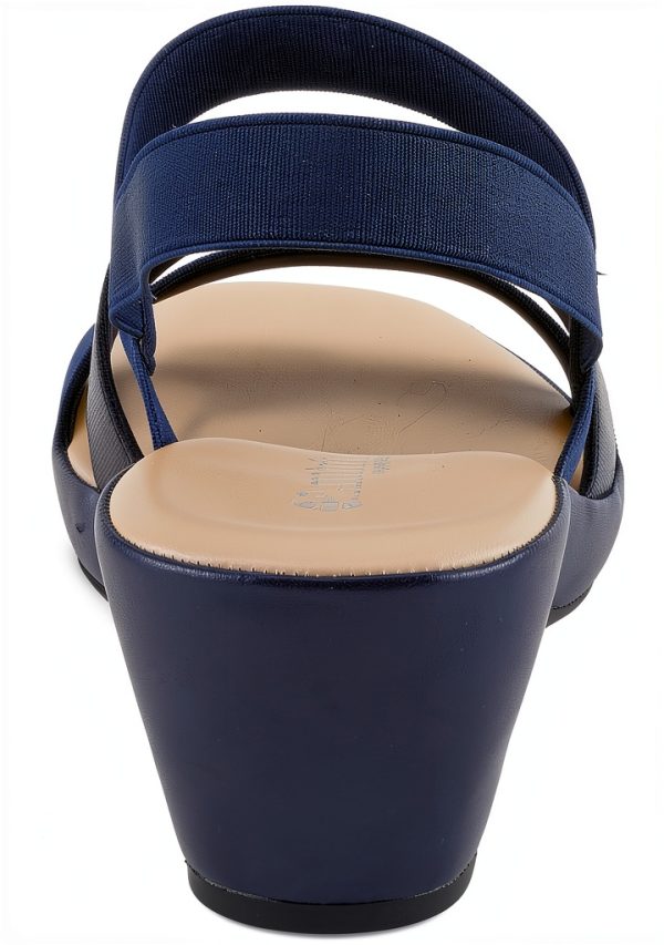 Patrizia Womens Heeled Sandals Metallic Strap Platform Heel-4