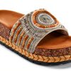Patrizia Womens Slide Wedges Beaded Cork Sole Sandals-2