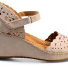 Patrizia Womens Wedge Sandals Laser Cut Vegan Comfort-5