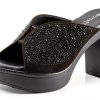 LAVINA Womens Heeled Sandals Crystal Embellishments Platform-0