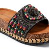 Patrizia Womens Slide Wedges Beaded Cork Wedge Sandals-2