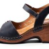Patrizia Womens Wedge Sandals Vegan Leather Cut Out Design-3