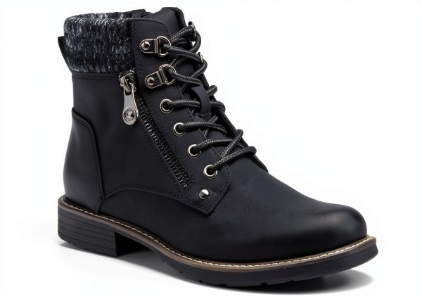 Patrizia Womens Hiking Booties Faux Leather Winter Boots-3