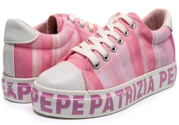 PATRIZIA PEPE Womens Pink Breathable Textile Shoes-6