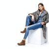 Patrizia Womens Hiking Booties Faux Leather Winter Boots-1