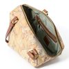 ALVIERO MARTINI Womens Geo Handbag Zip Closure Leather PVC-1