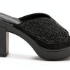 LAVINA Womens Heeled Sandals Crystal Embellishments Platform-5
