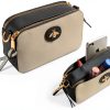 Bee Crossbody Bag Women Pu Leather Small Camera Purse-4