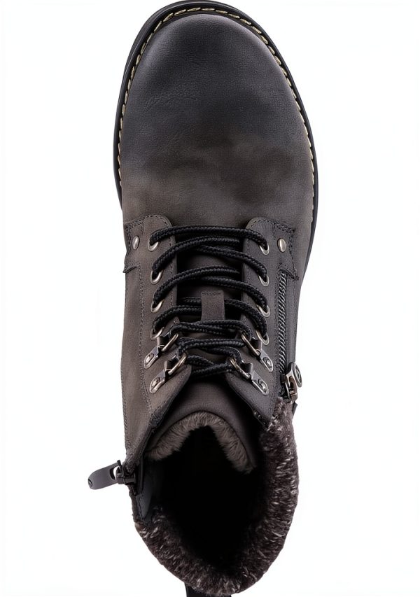 Patrizia Womens Hiking Booties Faux Leather Winter Boots-7