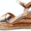 Patrizia Womens Wedge Sandals Suede Straps Adjustable Buckle-2