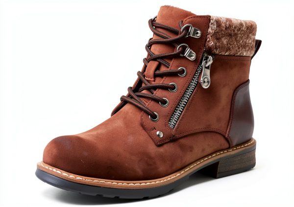 Patrizia Womens Hiking Booties Faux Leather Zipper Comfort-0