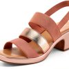 Patrizia Womens Heeled Sandals Metallic Strap Platform Heel-0