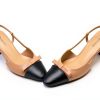 Pavo Womens Pumps Chunky Heel Slingback Nappa Lambskin-4