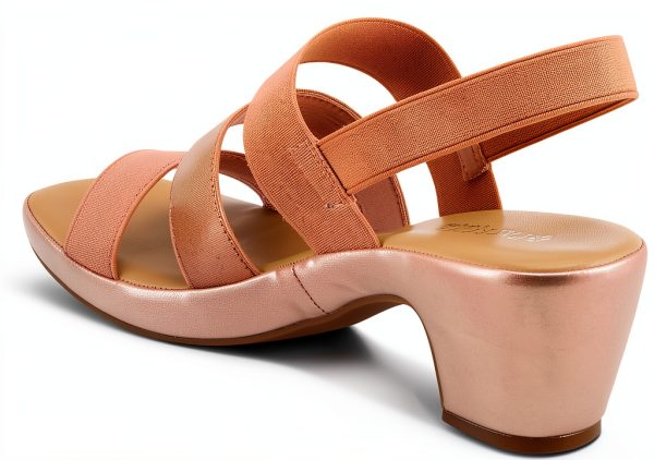 Patrizia Womens Heeled Sandals Metallic Strap Platform Heel-7
