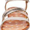 PATRIZIA PEPE Girls Gold Leather Shoes Size 12 Little Kid-1