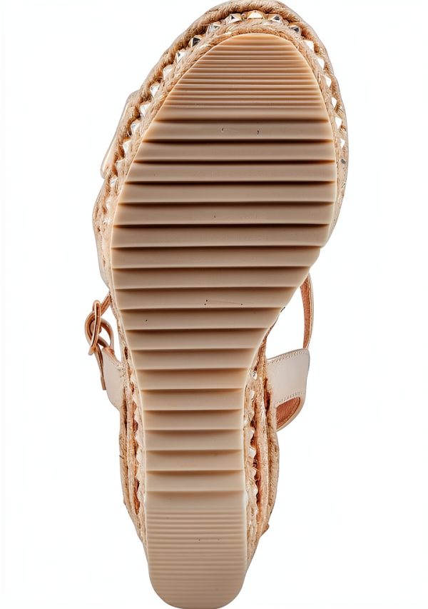 Patrizia Womens Wedge Sandals Suede Straps Adjustable Buckle-6