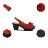 Patrizia Womens Sandals Flower Design Adjustable Buckle-4