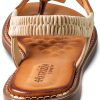 Patrizia Womens Flat Sandals Crystal Flowers Soft Gold-5