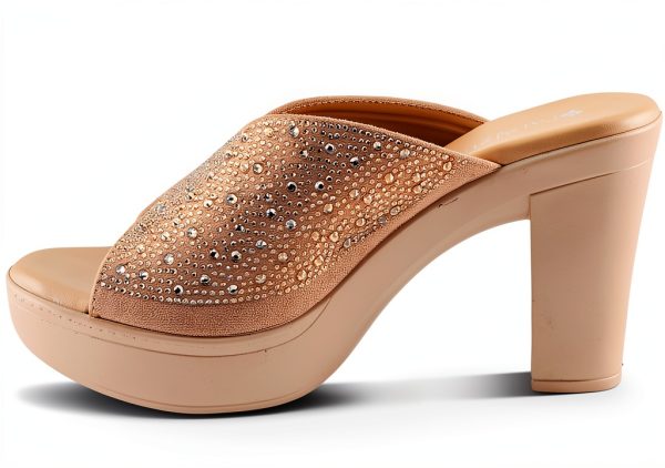 LAVINA Womens Heeled Sandals Crystal Platform Comfort-2